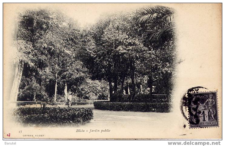 BLIDA [Algérie] - Jardin Public - Blida