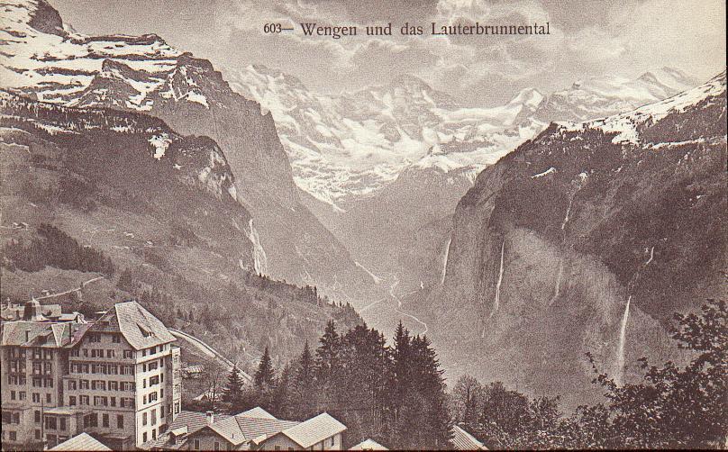 CPA - WENGEN Und Das Lauterbrunnental - Lauterbrunnen