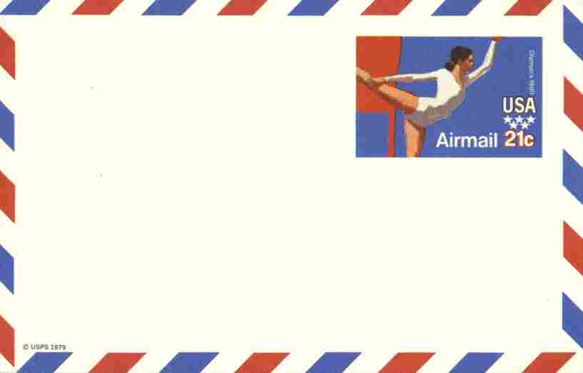 Entier Sur Carte Postale "Jeux Olympiques De 1980" - Gymnastique