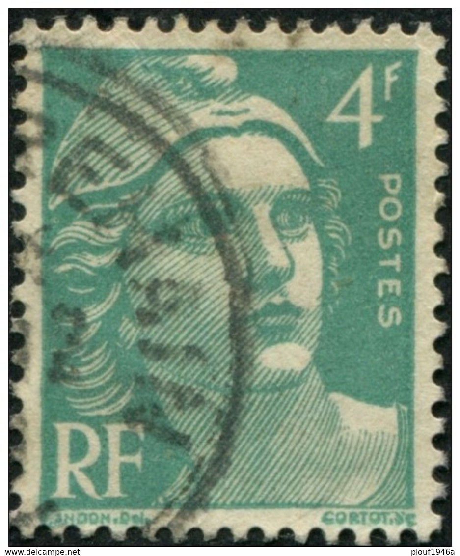 Pays : 189,06 (France : 4e République)  Yvert Et Tellier N° :  807 (o) - 1945-54 Marianne Of Gandon