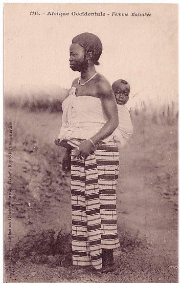 CPA AFRIQUE OCCIDENTALE, DAKAR, Femme Malinkée - Sénégal