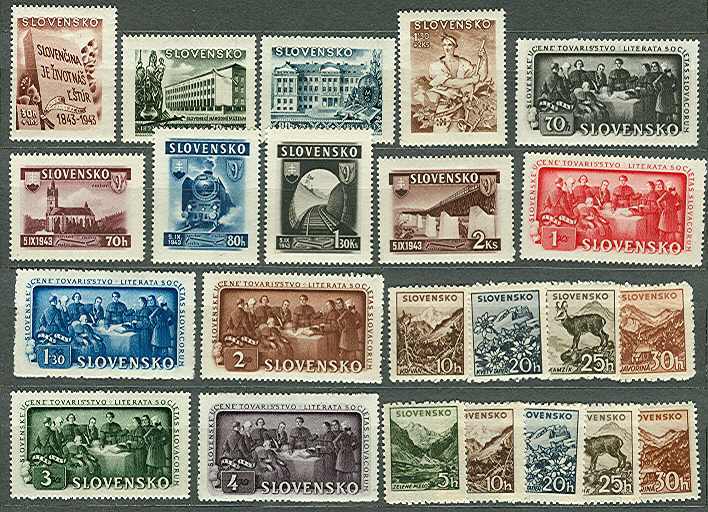 MNH Slovakia 1939-45 Series (DE33) - Other & Unclassified