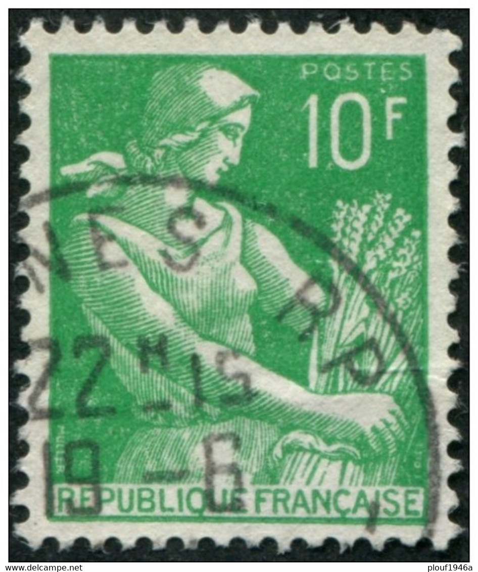 Pays : 189,06 (France : 4e République)  Yvert Et Tellier N° : 1115 A (o) - 1957-1959 Reaper