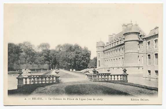 Beloeil - Le Château Du Prince De Ligne (vue De Côté) - Belöil