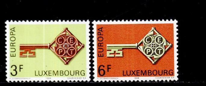 Europa-cept 1968 - Luxembourg  2v.neufs** - 1968