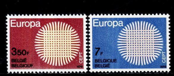 Belgique1970  - Yv.no. 1530-1 Neufs** - 1970