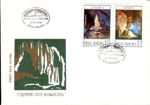 Romania Caves Grote FDC 1978. - Other & Unclassified