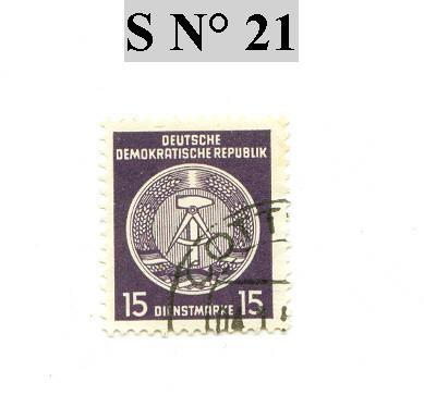 Timbre D´allemagne Service  N° 21 - Altri & Non Classificati