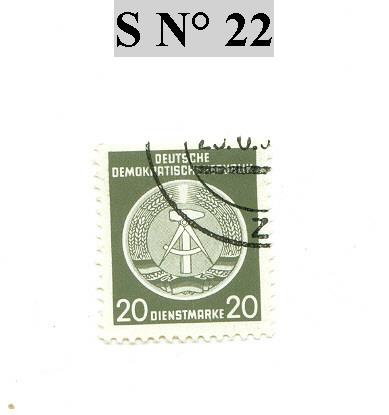 Timbre D´allemagne Service  N° 22 - Other & Unclassified