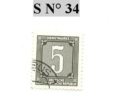 Timbre D´allemagne Service  N° 34 - Sonstige & Ohne Zuordnung