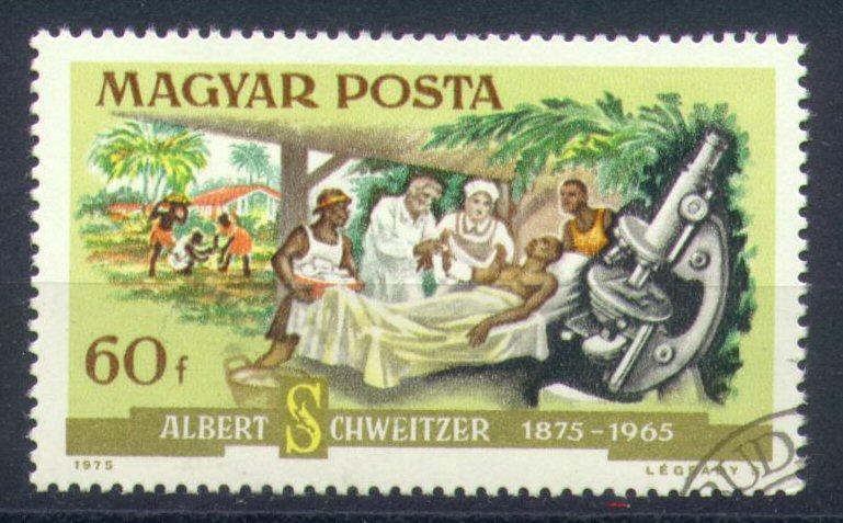 #1835 - Hongrie/Albert Schweitzer Yvert 2415 Obl - Albert Schweitzer