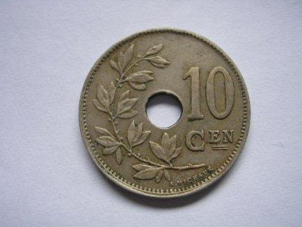 Belgique 10 Centimes 1921 - 10 Cents