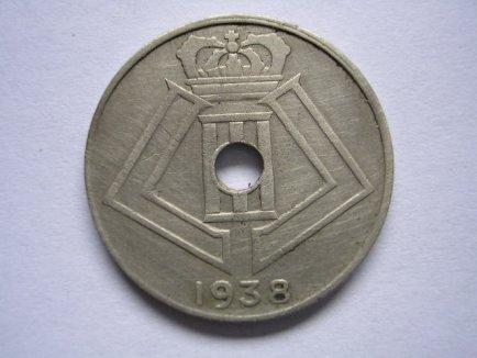 *Belgique 10 Centimes 1938* - 10 Centimos