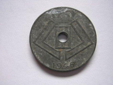 *Belgique 10 Centimes 1946* - 10 Cents & 25 Cents