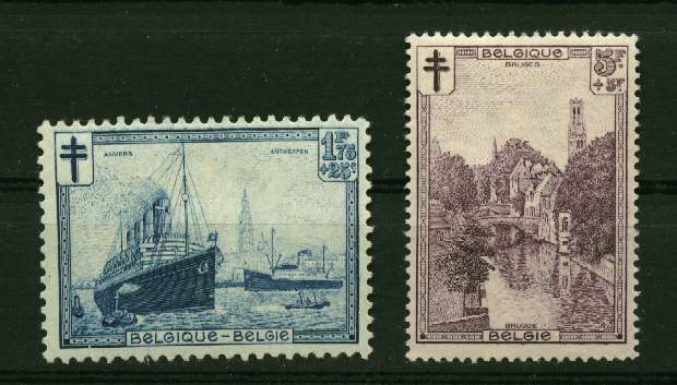 Belgique * Série N° 293 à 298 - Au Profit D' œuvres Antituberculeuses - Unused Stamps