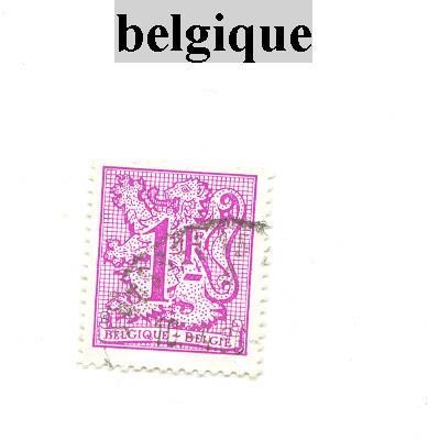 Timbre De Belgique N° 859 - 1977-1985 Chiffre Sur Lion