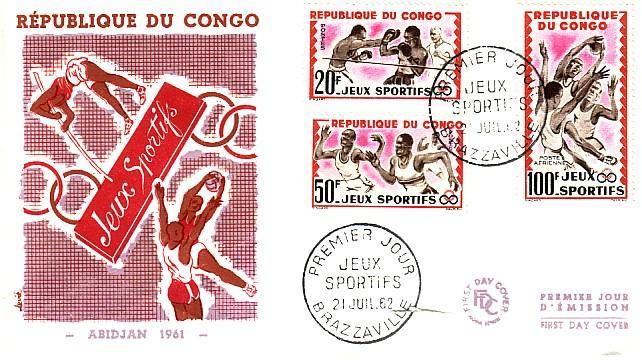 Enveloppe FDC Jeux Sportifs Africains 1962 - FDC