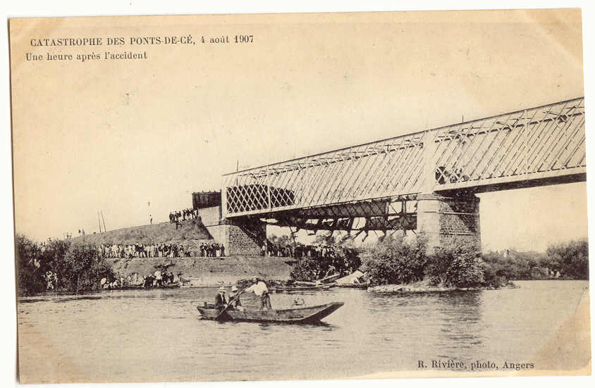 F640 - Catastrophe Des Ponts-de-Cé, 4 Août 1907 - Une Heure Après L'accident - Catastrophes