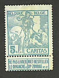 BELGIQUE N° 86   - Cote YT 3.50 Euros - 1910-1911 Caritas