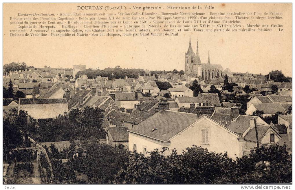 DOURDAN - Vue Générale - Dourdan