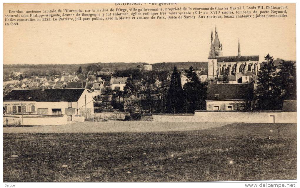 DOURDAN - Vue Générale - Dourdan