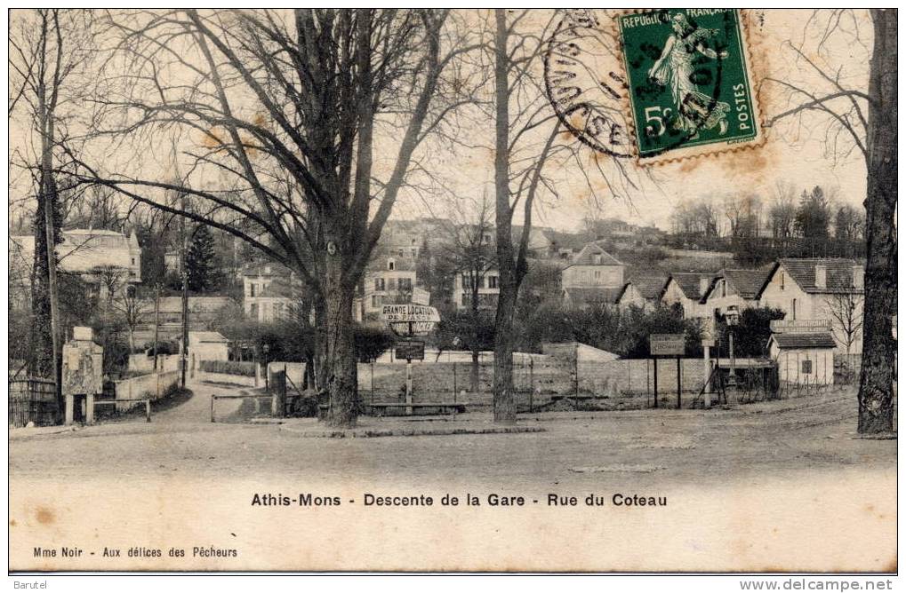 ATHIS MONS - Descente De La Gare. Rue Du Coteau - Athis Mons