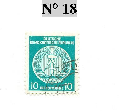 Timbre D´allemagne Service N° 18 - Altri & Non Classificati