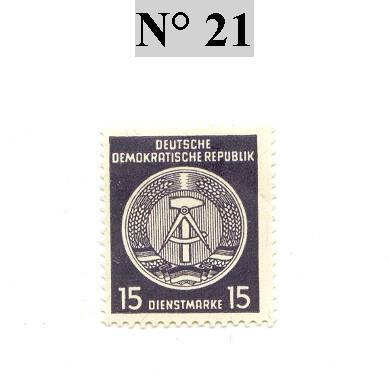 Timbre D´allemagne Service N° 21 - Andere & Zonder Classificatie