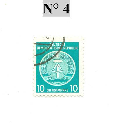 Timbre D´allemagne Service N° 4 - Other & Unclassified