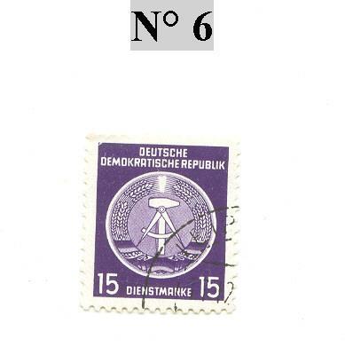 Timbre D´allemagne Service N° 6 - Altri & Non Classificati