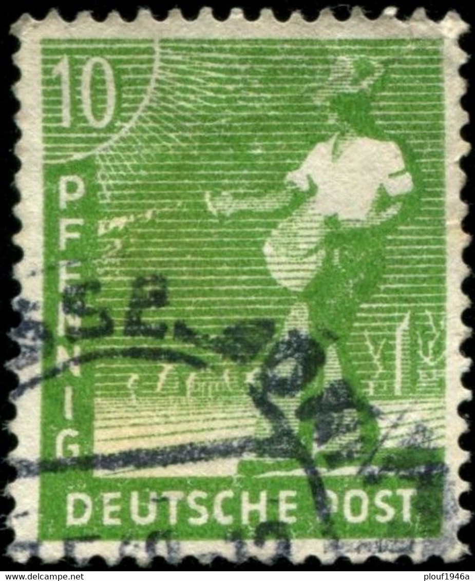 Pays :  23,9 (Allemagne : Occ.inter. Zones AAS) Yvert Et Tellier N° :   35 (o) - Used