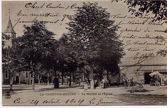 La Garenne Marche Et L Eglise - La Garenne Colombes