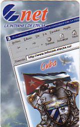 CUBA CARTE SERVICE INTERNET ETECSA A CODE T.RARE SUPERBE - Cuba