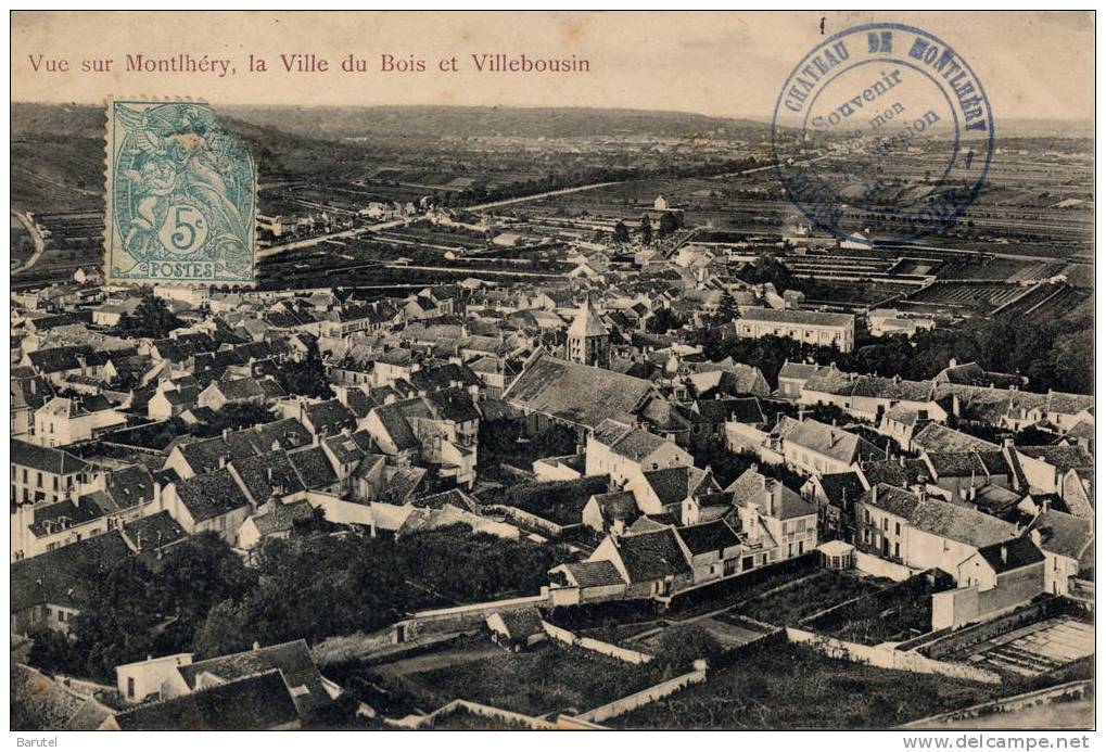 MONTLHERY - Vue Générale. La Ville Du Bois Et Villebousin - Montlhery