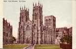 Carte Postale De Grande Bretagne : YORK MINSTER W.FRONT - York