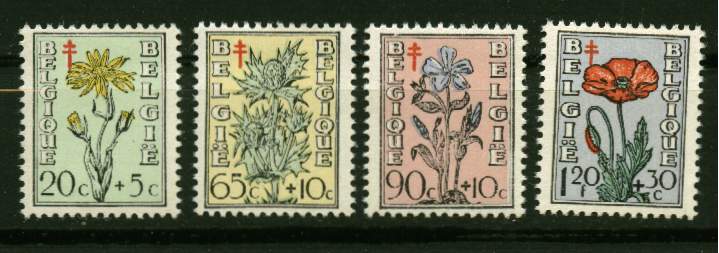 Belgique. Série  *  N° 814 à 822 -  Au Profit Des œuvres Antituberculeuses 1949. - Unused Stamps