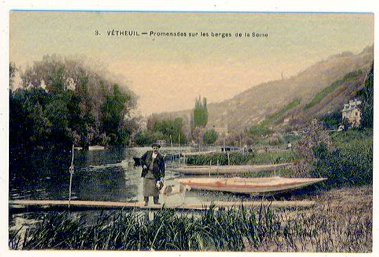 3  -  Vetheuil - Promenades Sur Les Berges De La Seine - Vetheuil