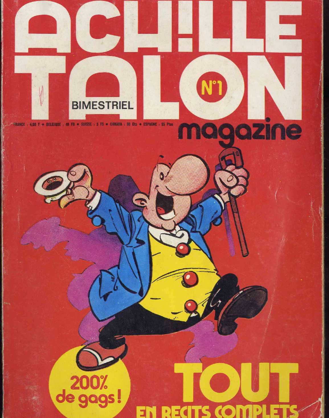 Magazine Achille Talon No 1 1975 - Achille Talon