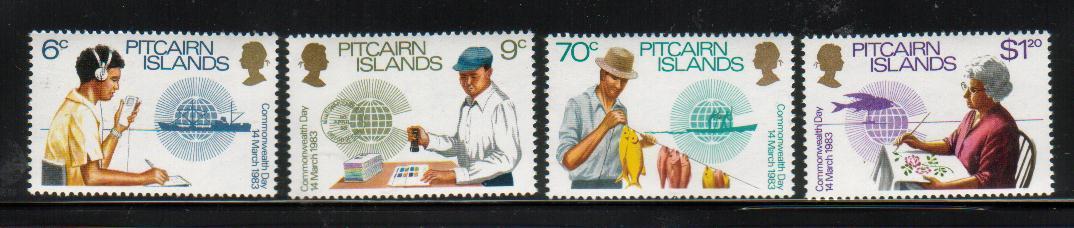 PITCAIRN 1983 COMMONWEALTH DAY SET OF 3 NHM - Pitcairninsel