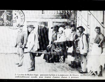 560 - France - Porteurs De Chaise(Reproduction) - Vendedores Ambulantes