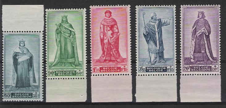 Belgie OCB 751 / 755 (**) - Unused Stamps