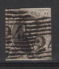 Belgie OCB 6 (0) - 1851-1857 Médaillons (6/8)