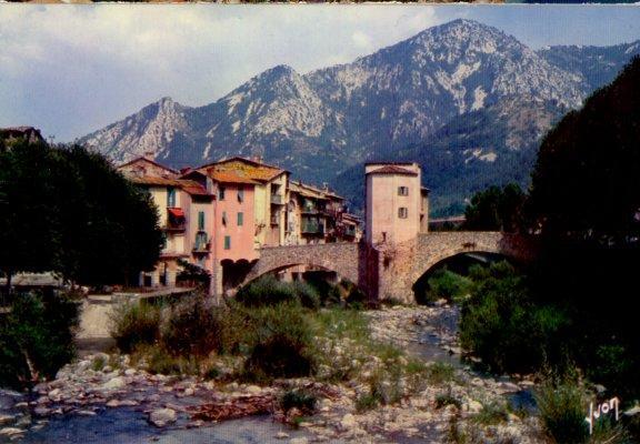 CARTE POSTALE DE SOSPEL (06), LE VIEUX PONT - Sospel