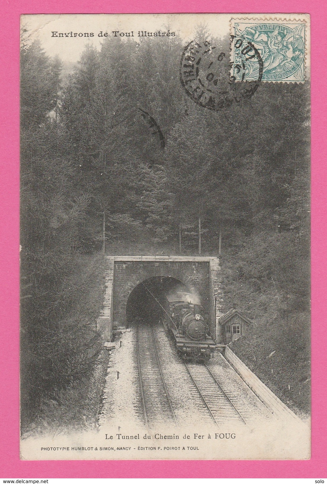 CPA - FOUG - Le Tunnel Du Chemin De Fer à FOUG (Locomotive) - Foug