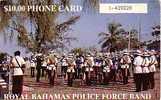 BAHAMAS ORCHESTRE POLICE 10 $ A PUCE ANCIENNE RARE - Autres - Amérique