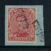 138  Op Fragment Met Naamstempel  CHIEVRES   (noodstempel) - 1915-1920 Alberto I