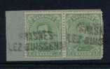 137 (2) Op Fragment Met Naamstempel  FRASNES- / LES-BUISSENAL  (noodstempel) - 1915-1920 Alberto I