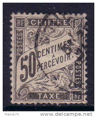 Taxe N° 20 Oblitéré B (Cote 200 €) - 1859-1959 Oblitérés
