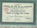 LOT DE 3 DIFFERENTES:   CIE DES  CHEMINS DE FER DE LA CAMARGUE - Chemin De Fer & Tramway