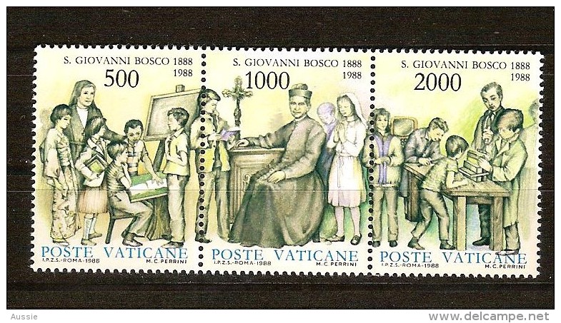 Vaticaan Vatican 1988 Yvertnr. 828-30 *** MNH Cote 7 € - Unused Stamps